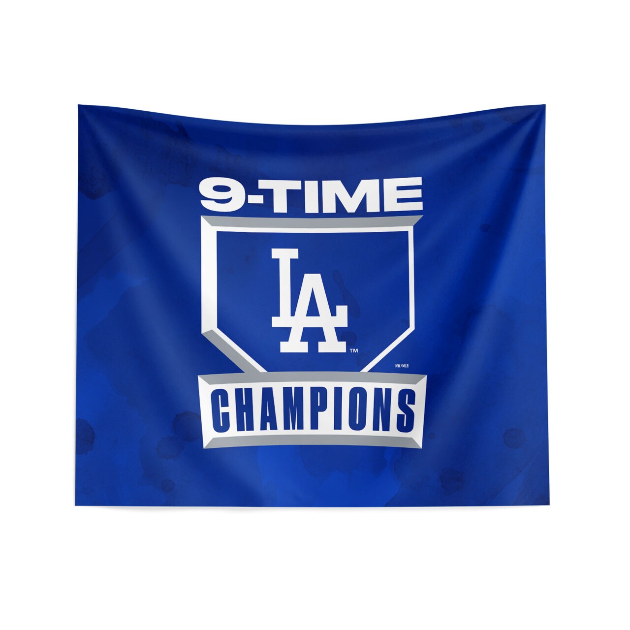MLB Los Angeles Dodgers 2025 World Series Multi Champ Momentum Printed Wall Hanging 34 x 40 inches